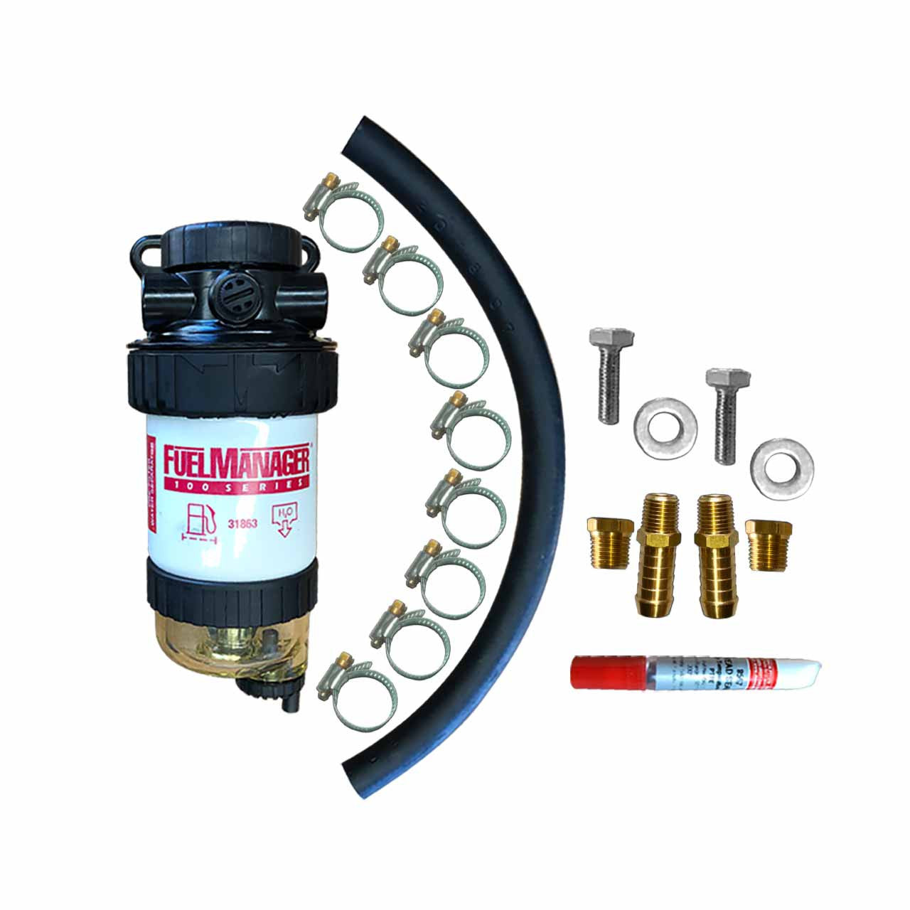 Isuzu D-MAX MU-X 4JJ1-TCX 3.0L TD 4Cyl. 2012-16 - Fuel Manager Pre Filter Kit OS-37-FM