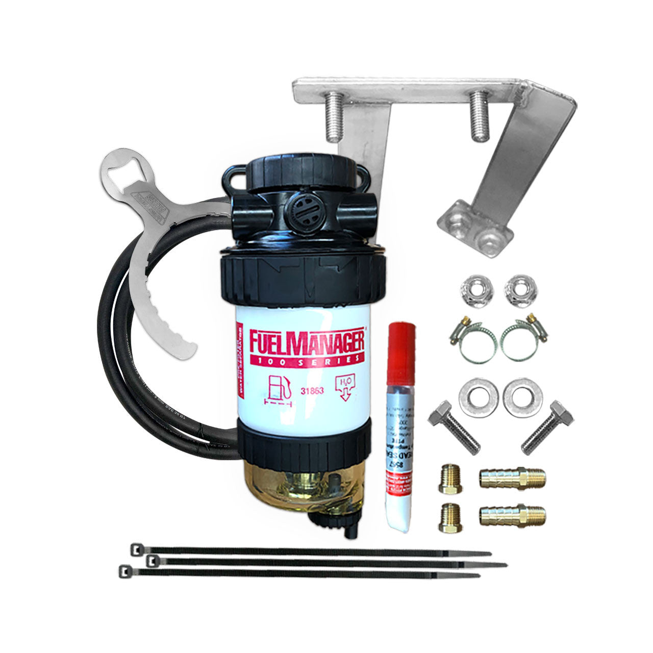 OS-40-FM Toyota Hiace 2.8L TD 2019-on GDH322R 1GD-FTV - Fuel Manager Pre Filter Bracket Kit