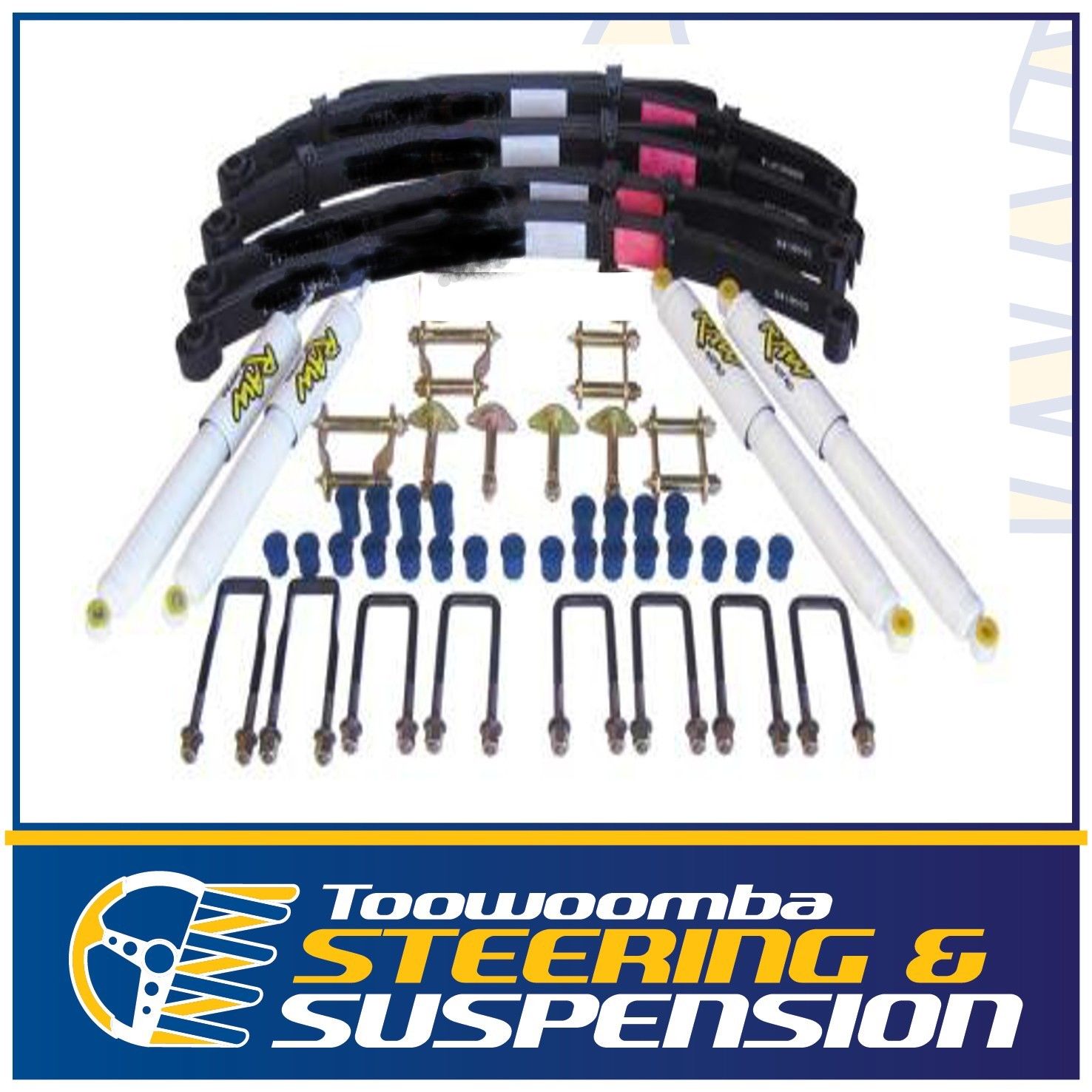 Toyota Landcruiser 75 series Raw Suspension Lift Kit