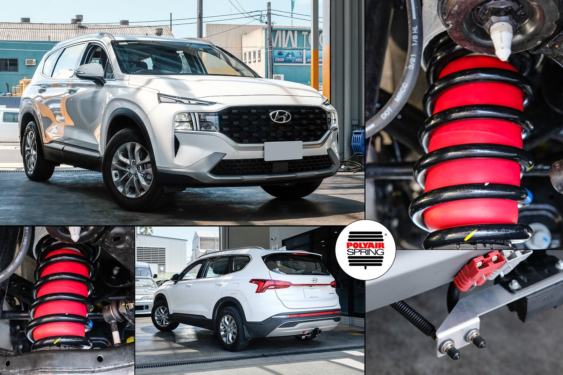 Hyundai Santa Fe, 2019 - Current Polyair Airbag Kit