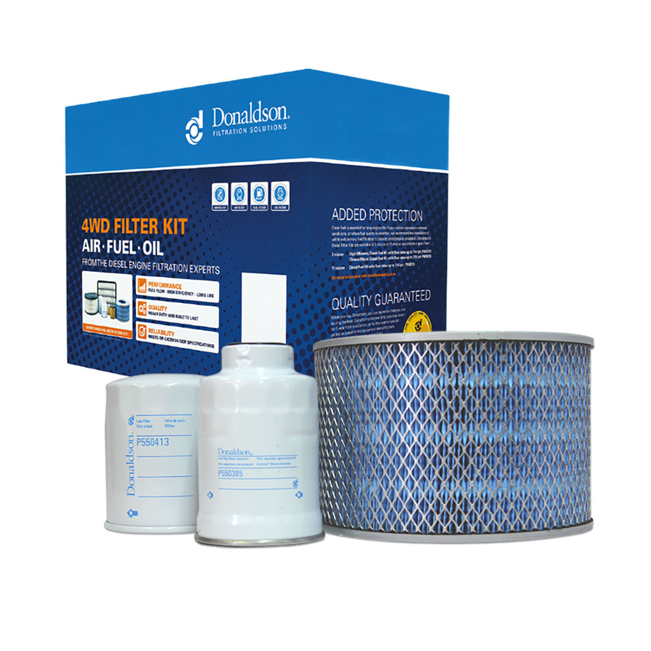X902719 Toyota Landcruiser 1998-2006 105 Series 4.2L HZJ105 Diesel with Air Con Donaldson Filter Kit